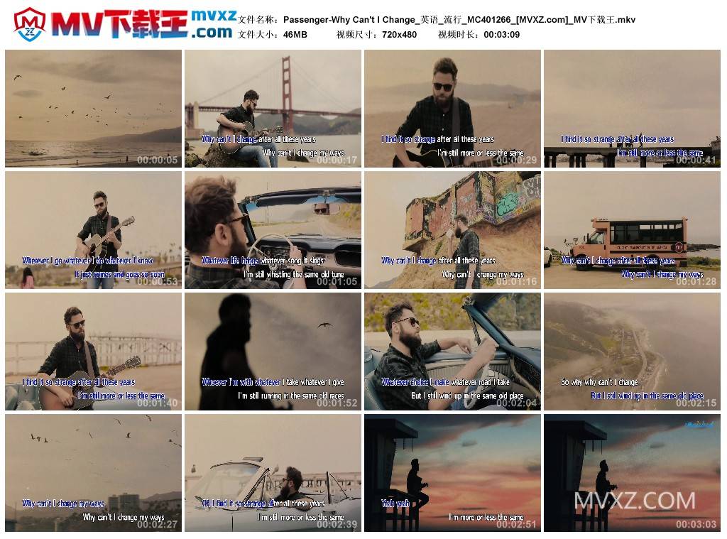 Passenger-Why Can't I Change_英语_流行_MC401266